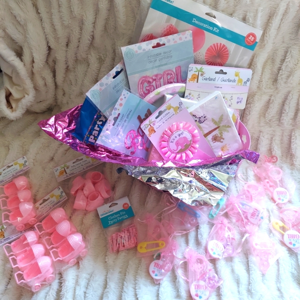 Baby Girl Shower Party Bundle Package